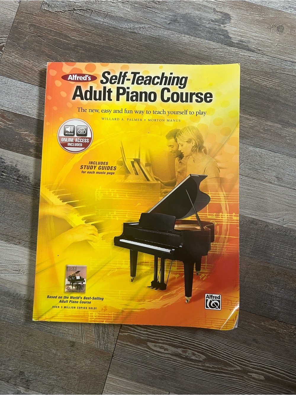 Self Teaching Adult piano Book